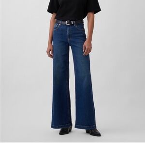 GAP High Rise, Wide Leg Stride Denim Jeans